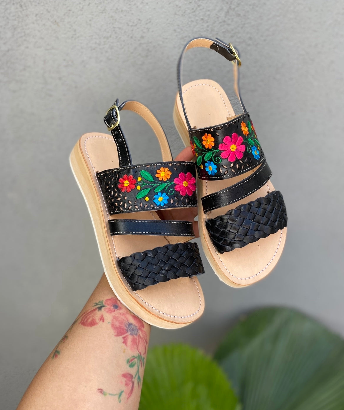Huaraches Ericka Negro