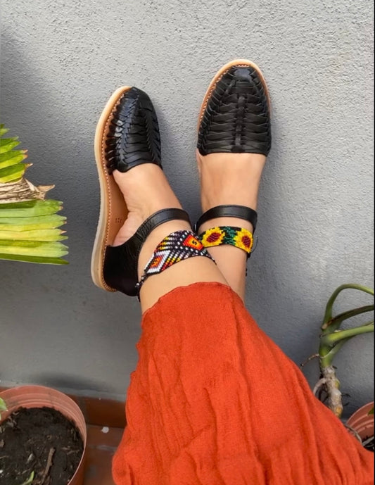 Huaraches Diva Negro