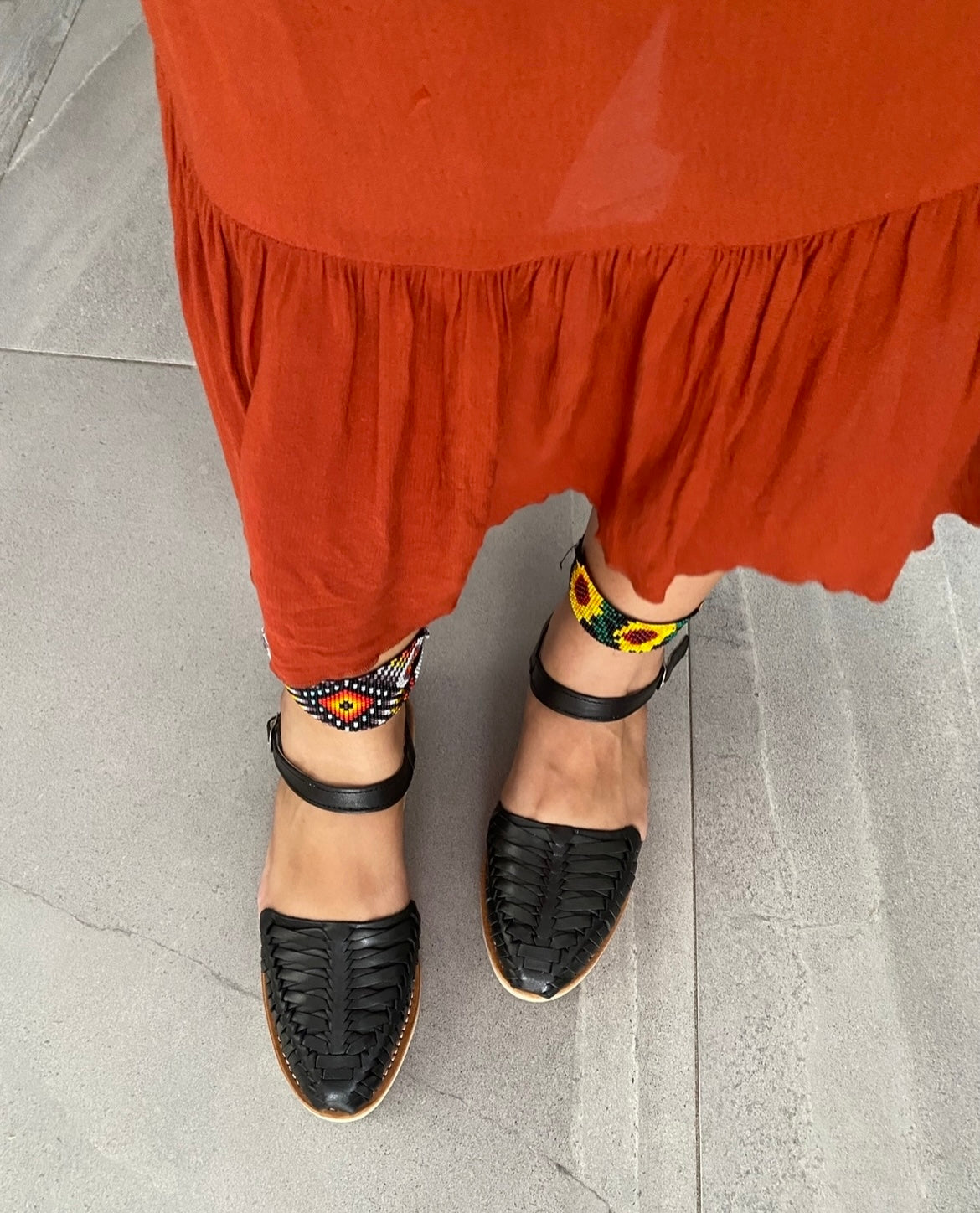 Huaraches Diva Negro
