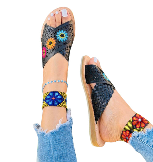 Huaraches Elisa Negro