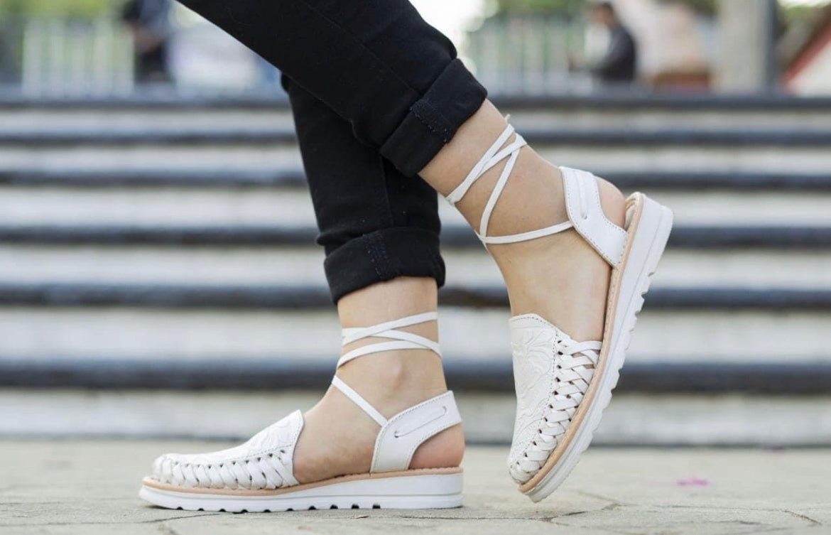 Huaraches México Blanco