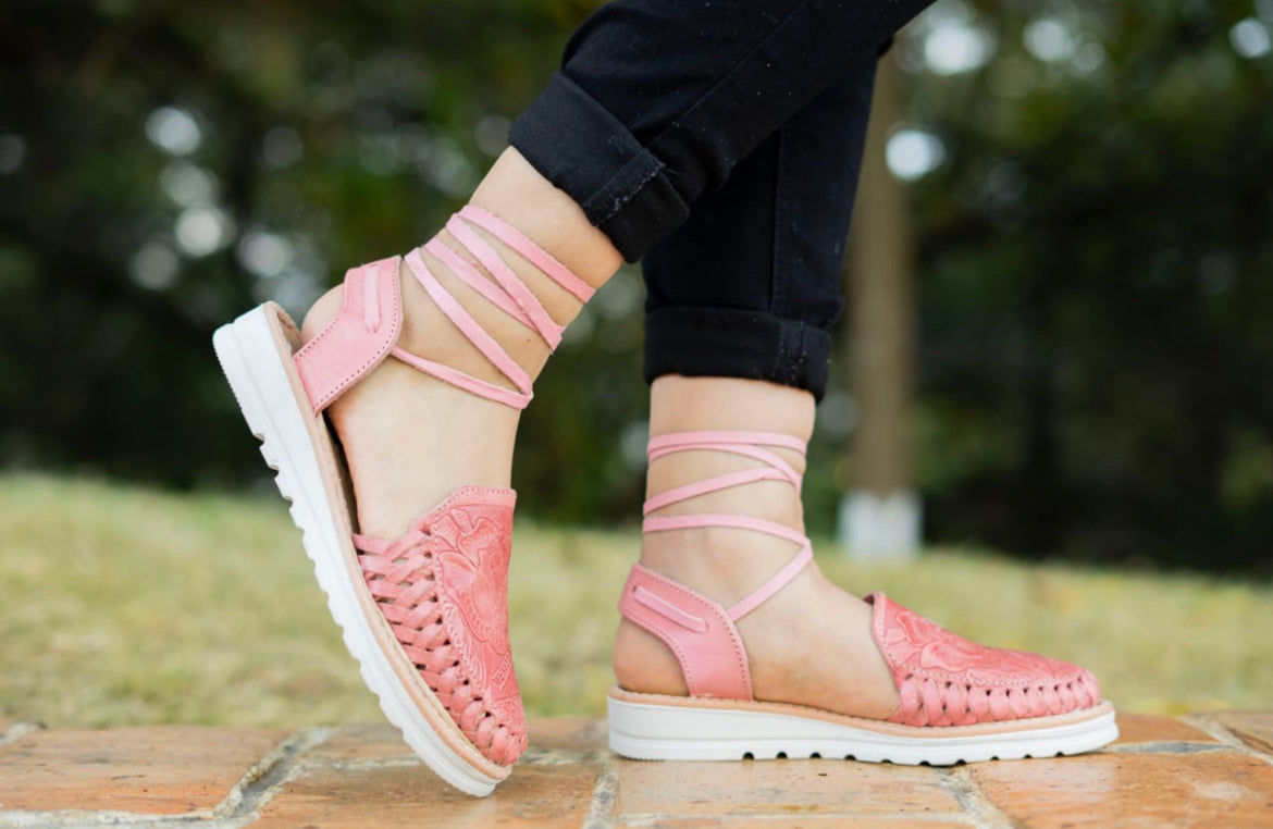 Huaraches México Rosa