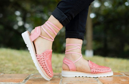 Huaraches México Rosa