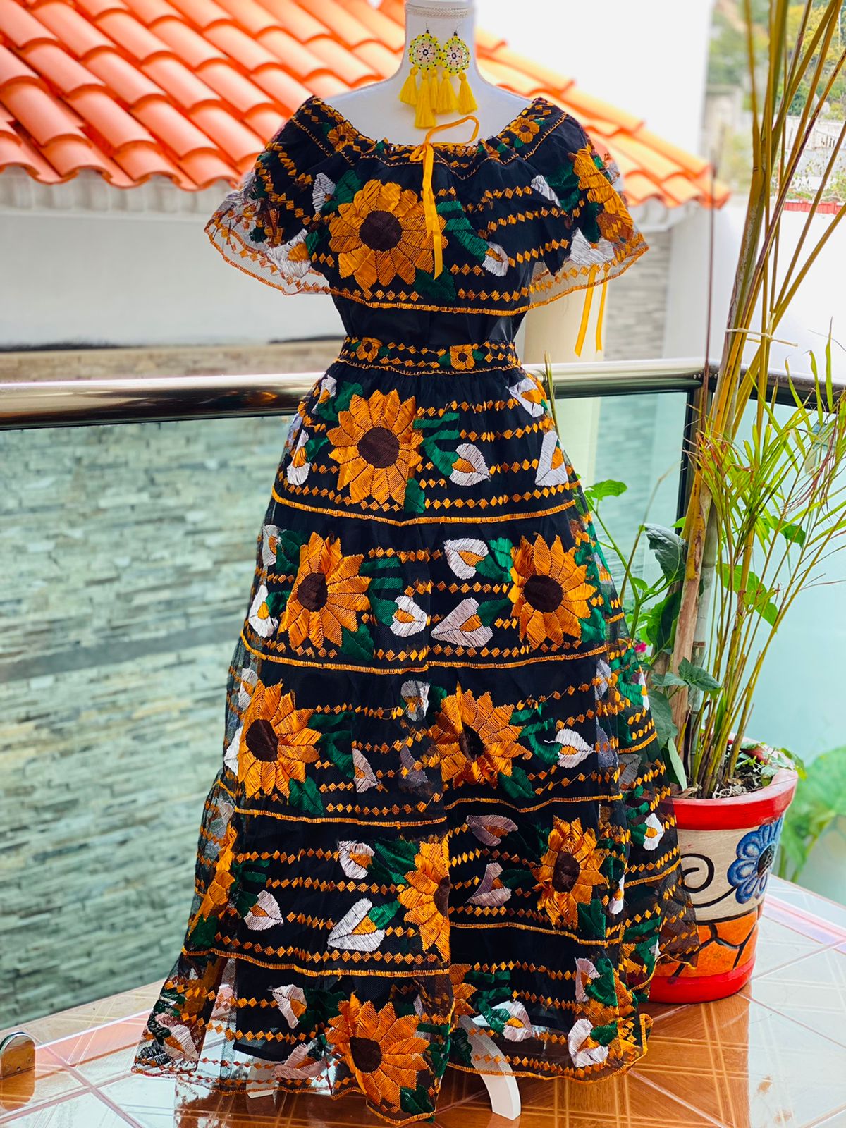 Vestido Chiapaneca Girasol
