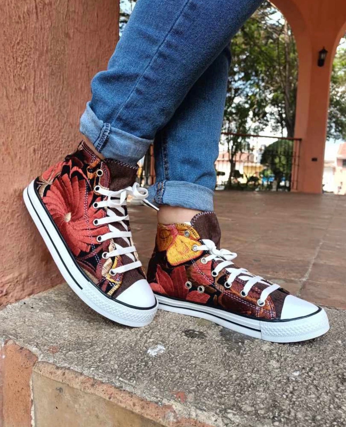 Tenis bota Converse telar Cafe