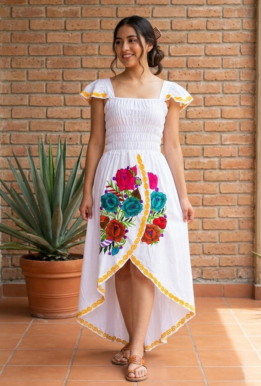 Vestido cola de pato