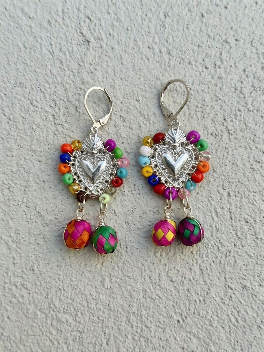 Aretes sagrado multicolor