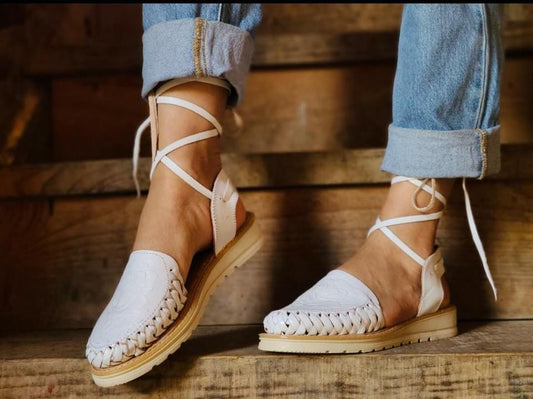 Huaraches México Blanco