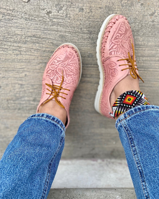Huaraches Otoño Rosa