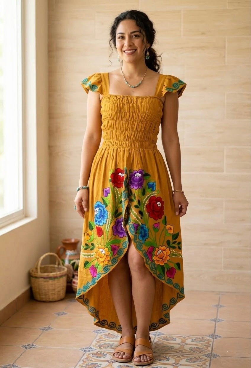 Vestido cola de pato