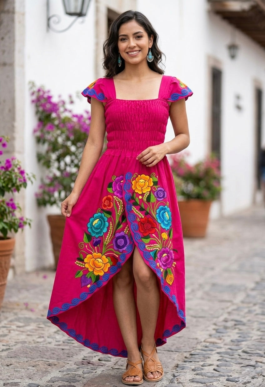 Vestido cola de pato